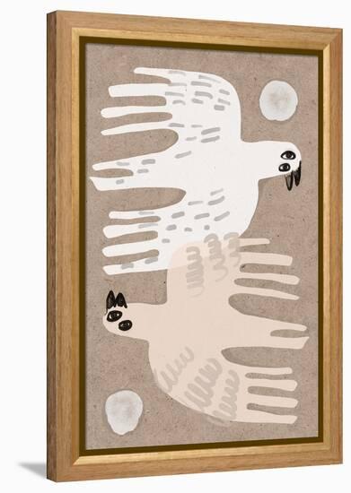 Dance of the Birds-Treechild-Framed Premier Image Canvas