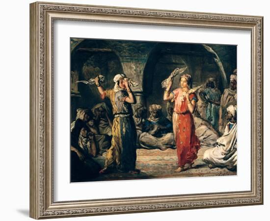 Dance of the Handkerchiefs, 1849-Theodore Chasseriau-Framed Giclee Print