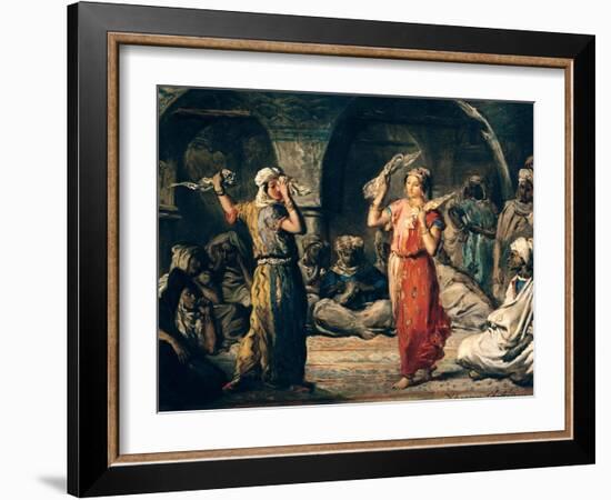 Dance of the Handkerchiefs, 1849-Theodore Chasseriau-Framed Giclee Print