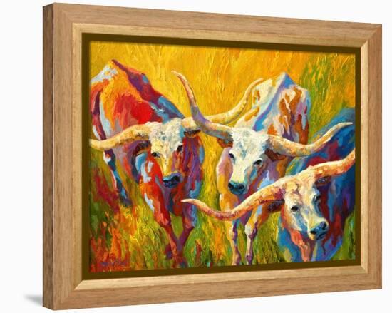 Dance Of The Longhorns-Marion Rose-Framed Premier Image Canvas