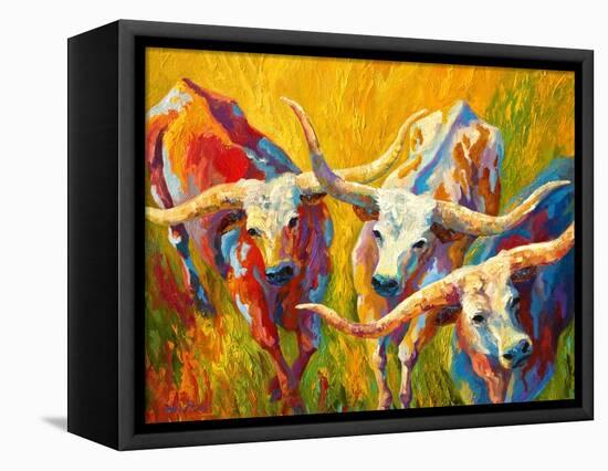 Dance Of The Longhorns-Marion Rose-Framed Premier Image Canvas