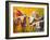 Dance Of The Longhorns-Marion Rose-Framed Giclee Print