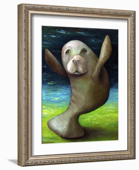 Dance of the Manatee-Leah Saulnier-Framed Giclee Print