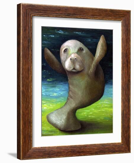 Dance of the Manatee-Leah Saulnier-Framed Giclee Print