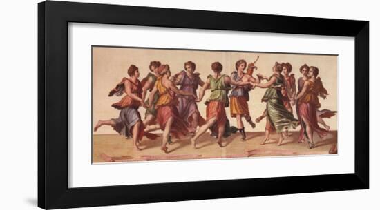 Dance of the Muses-Julius Romanus-Framed Art Print