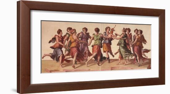 Dance of the Muses-Julius Romanus-Framed Art Print