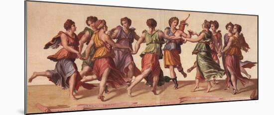 Dance of the Muses-Julius Romanus-Mounted Art Print
