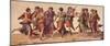 Dance of the Muses-Julius Romanus-Mounted Art Print