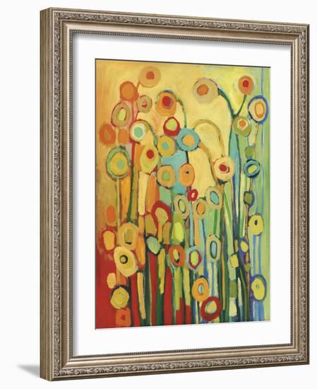 Dance of the Poppy Pods-Jennifer Lommers-Framed Art Print