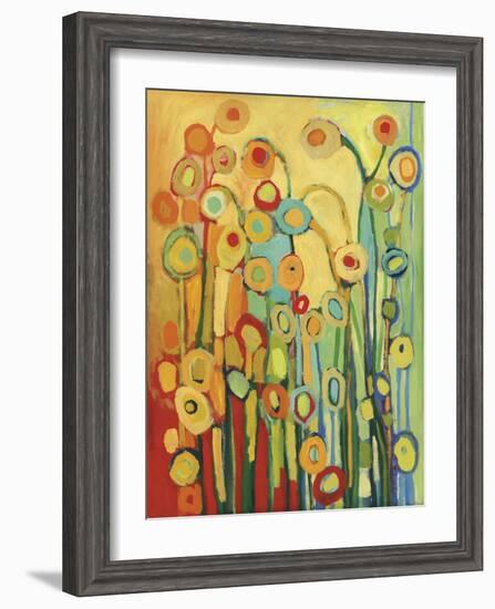 Dance of the Poppy Pods-Jennifer Lommers-Framed Art Print