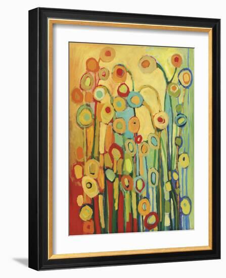 Dance of the Poppy Pods-Jennifer Lommers-Framed Art Print