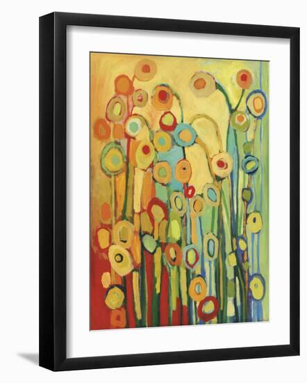 Dance of the Poppy Pods-Jennifer Lommers-Framed Art Print