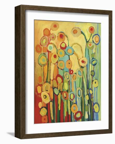 Dance of the Poppy Pods-Jennifer Lommers-Framed Art Print