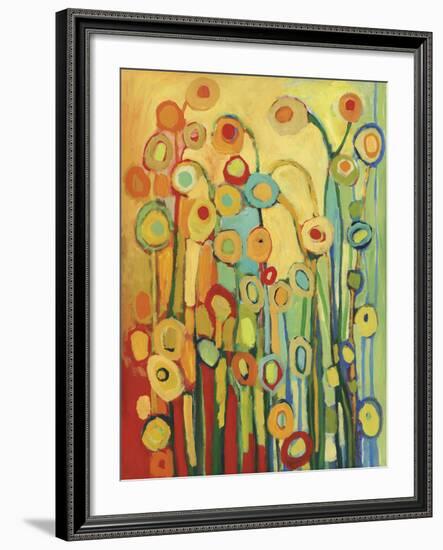 Dance of the Poppy Pods-Jennifer Lommers-Framed Art Print