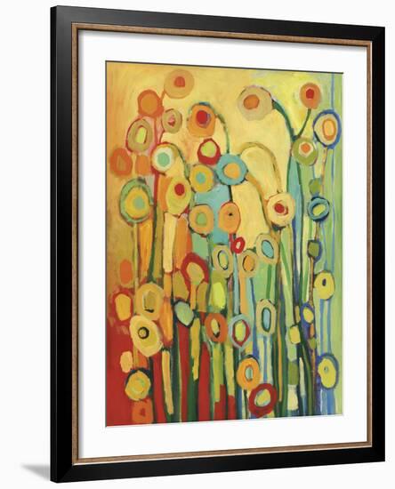 Dance of the Poppy Pods-Jennifer Lommers-Framed Art Print