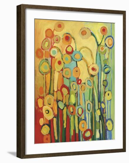 Dance of the Poppy Pods-Jennifer Lommers-Framed Art Print