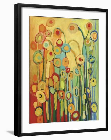 Dance of the Poppy Pods-Jennifer Lommers-Framed Art Print