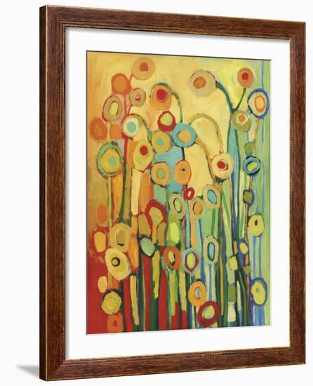 Dance of the Poppy Pods-Jennifer Lommers-Framed Art Print