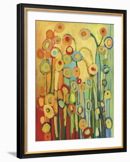 Dance of the Poppy Pods-Jennifer Lommers-Framed Art Print