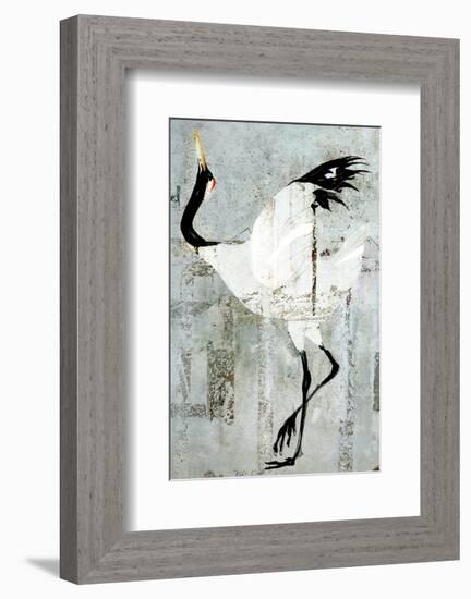 Dance of the Red Crown-Rachel Travis-Framed Art Print