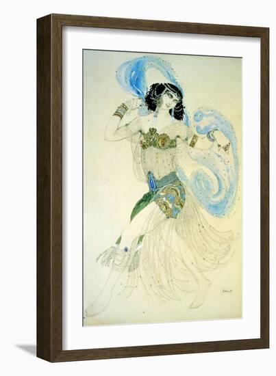 Dance of the Seven Veils, 1908-Leon Bakst-Framed Giclee Print