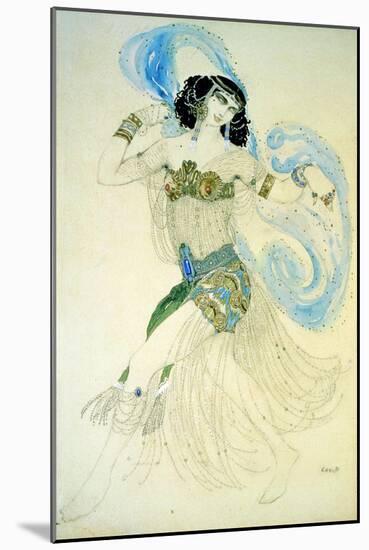 Dance of the Seven Veils, 1908-Leon Bakst-Mounted Giclee Print