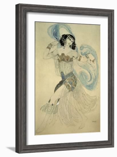 Dance of the Seven Veils, c.1908-Leon Bakst-Framed Giclee Print