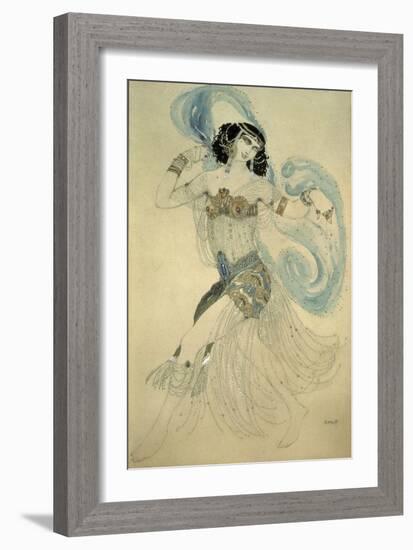 Dance of the Seven Veils, c.1908-Leon Bakst-Framed Giclee Print