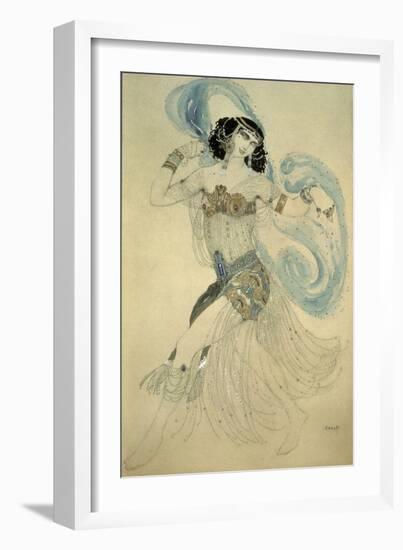 Dance of the Seven Veils, c.1908-Leon Bakst-Framed Giclee Print