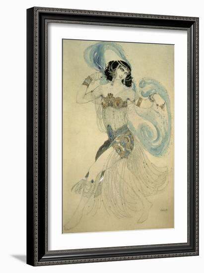 Dance of the Seven Veils, c.1908-Leon Bakst-Framed Giclee Print