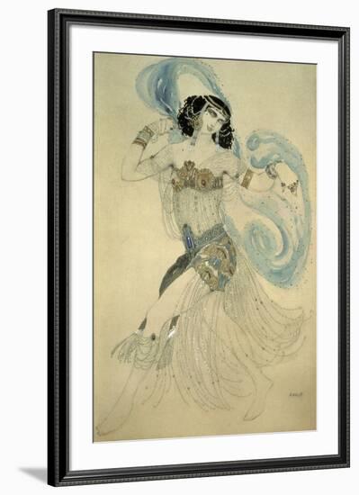 Dance of the Seven Veils, c.1908-Leon Bakst-Framed Giclee Print