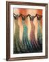 Dance of the Summer Solstice-Monica Stewart-Framed Art Print