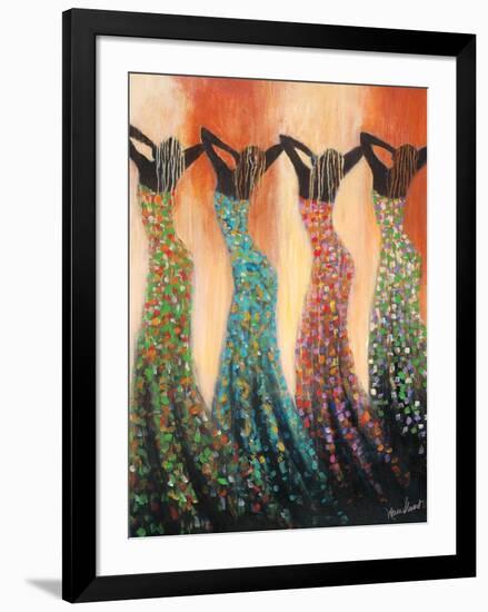 Dance of the Summer Solstice-Monica Stewart-Framed Art Print