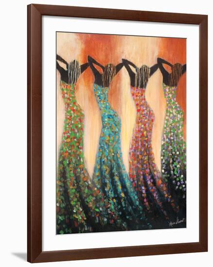 Dance of the Summer Solstice-Monica Stewart-Framed Art Print