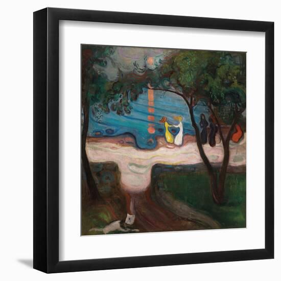 Dance On The Beach-Edvard Munch-Framed Giclee Print