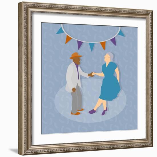 Dance party-Claire Huntley-Framed Giclee Print