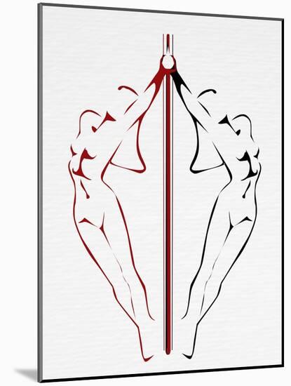 Dance Pole-Ata Alishahi-Mounted Giclee Print
