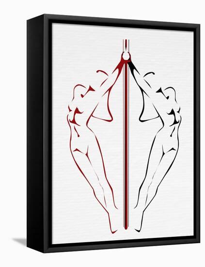 Dance Pole-Ata Alishahi-Framed Premier Image Canvas