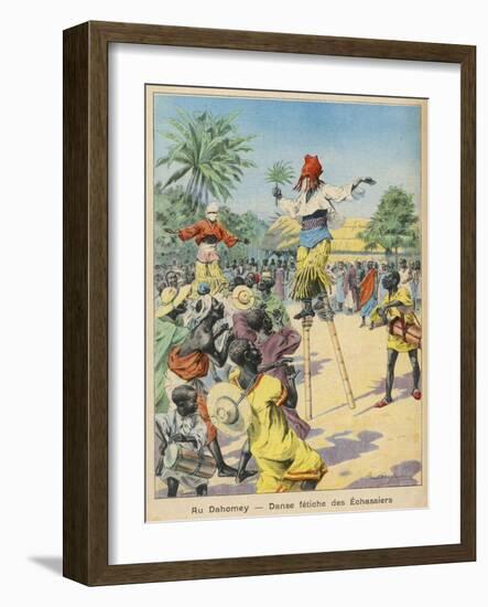 Dance, Regional, Dahomey-Paul Dufresne-Framed Art Print