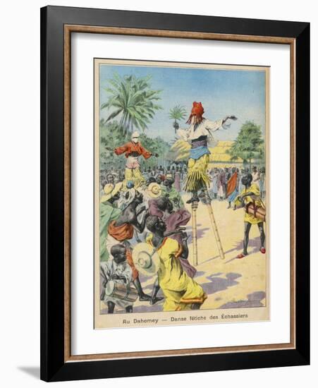 Dance, Regional, Dahomey-Paul Dufresne-Framed Art Print