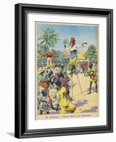 Dance, Regional, Dahomey-Paul Dufresne-Framed Art Print