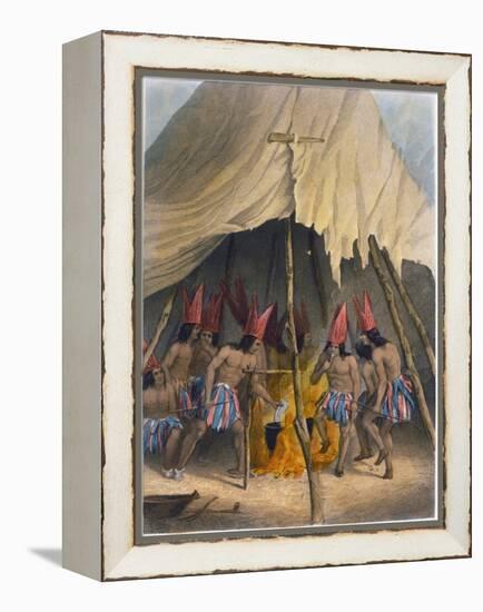 Dance to the Giant, 1853-Seth Eastman-Framed Premier Image Canvas