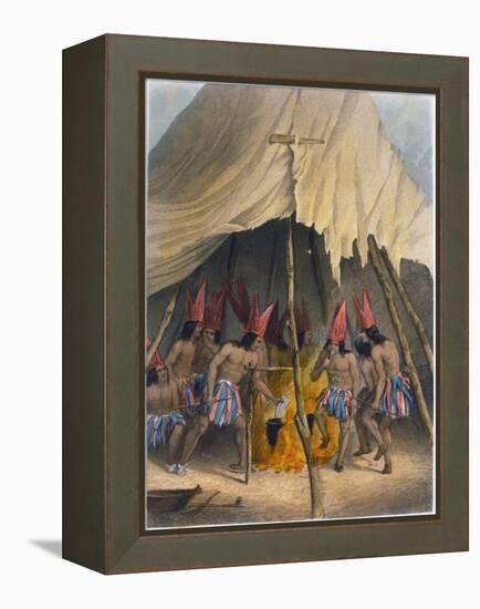 Dance to the Giant, 1853-Seth Eastman-Framed Premier Image Canvas