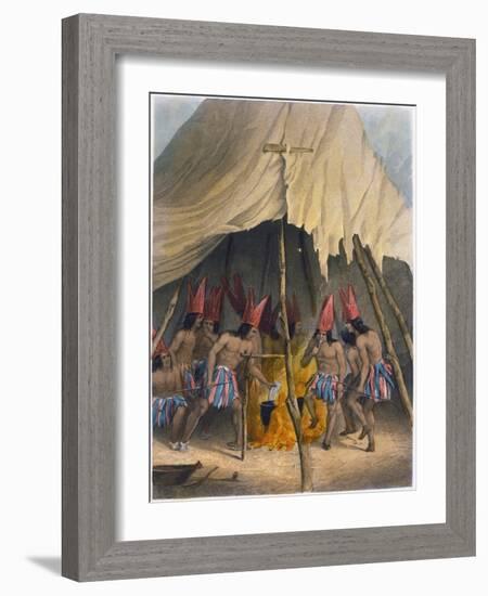 Dance to the Giant, 1853-Seth Eastman-Framed Giclee Print