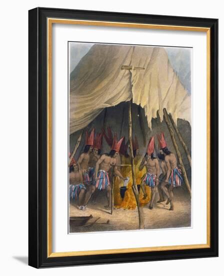 Dance to the Giant, 1853-Seth Eastman-Framed Giclee Print