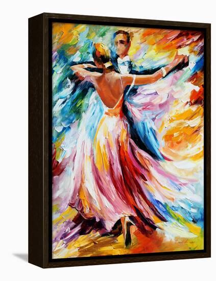 Dance Waltz-Leonid Afremov-Framed Stretched Canvas