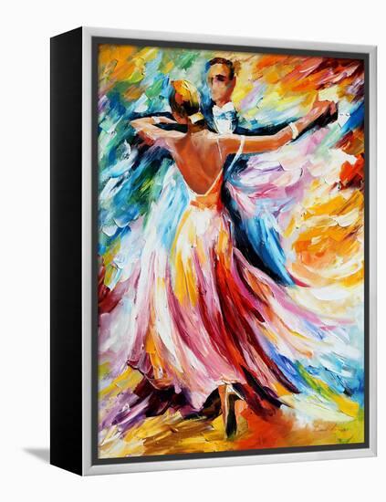 Dance Waltz-Leonid Afremov-Framed Stretched Canvas