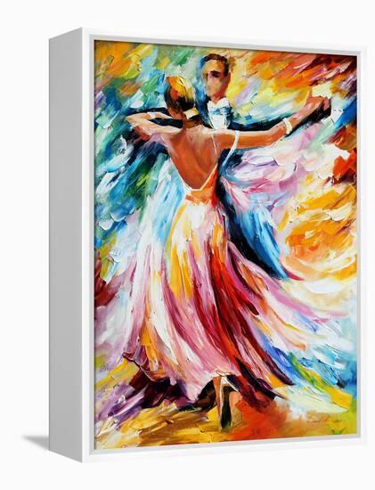 Dance Waltz-Leonid Afremov-Framed Stretched Canvas