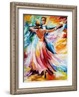 Dance Waltz-Leonid Afremov-Framed Art Print