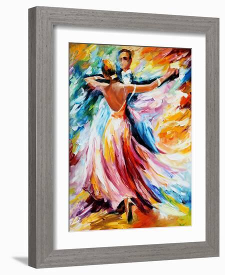 Dance Waltz-Leonid Afremov-Framed Art Print